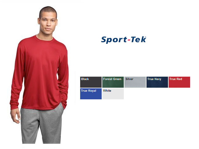 Sport Tec 100 polyester Long sleeve t-shirt
